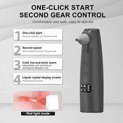 Hobcoyrs ear-drier charging demonstrates a fast 1-hour recharge.