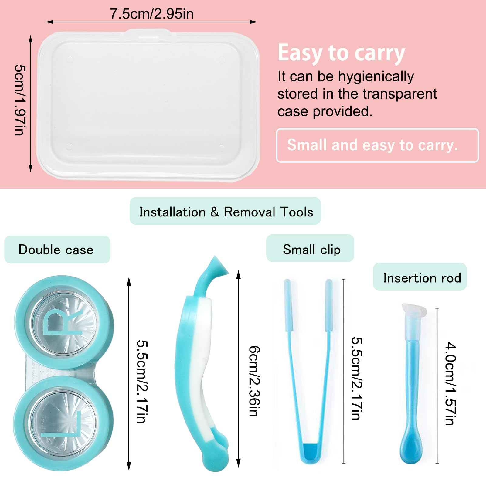 Hodyludy portable lens case for on-the-go care