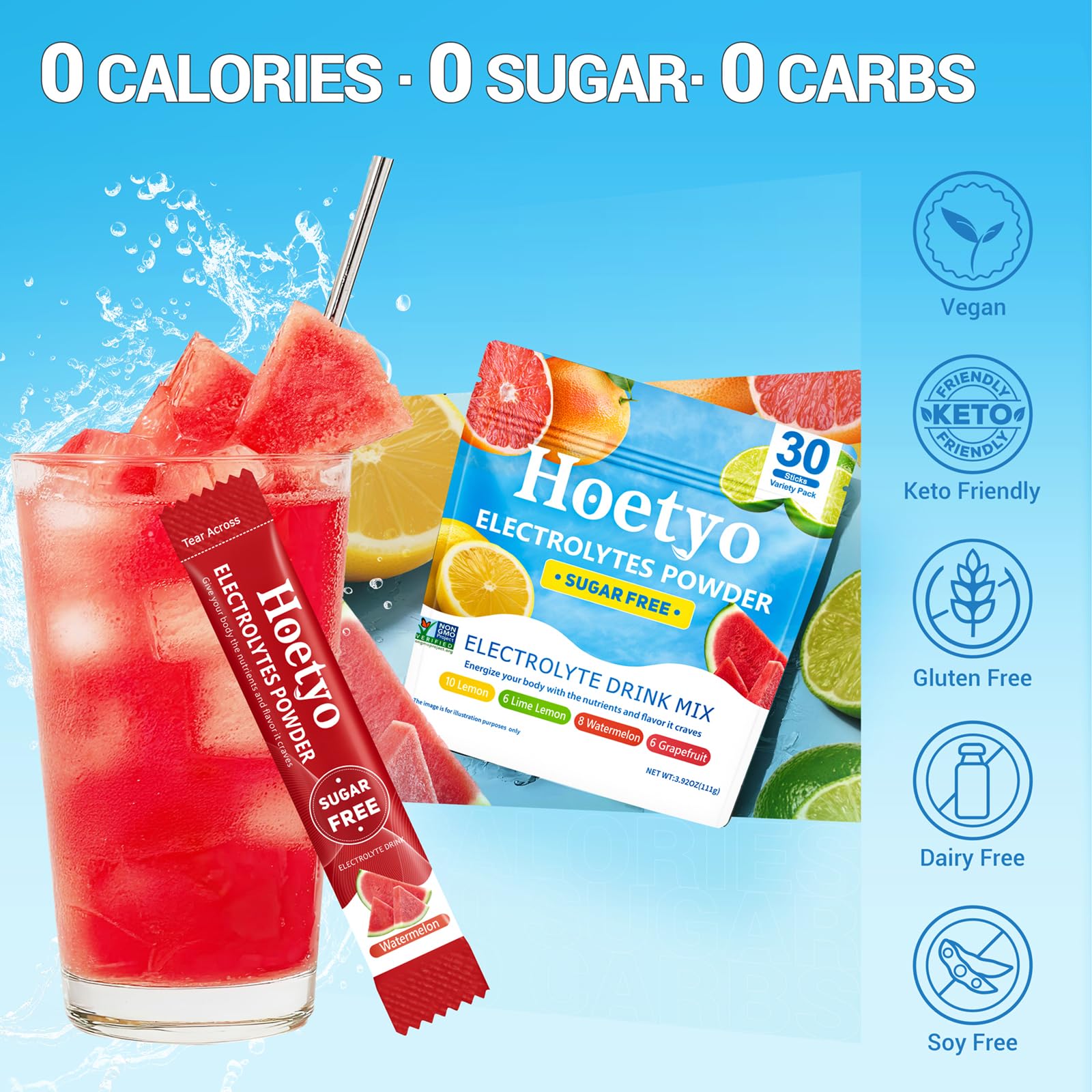 Hoetyo electrolytes watermelon stick ideal for post-workout refreshment