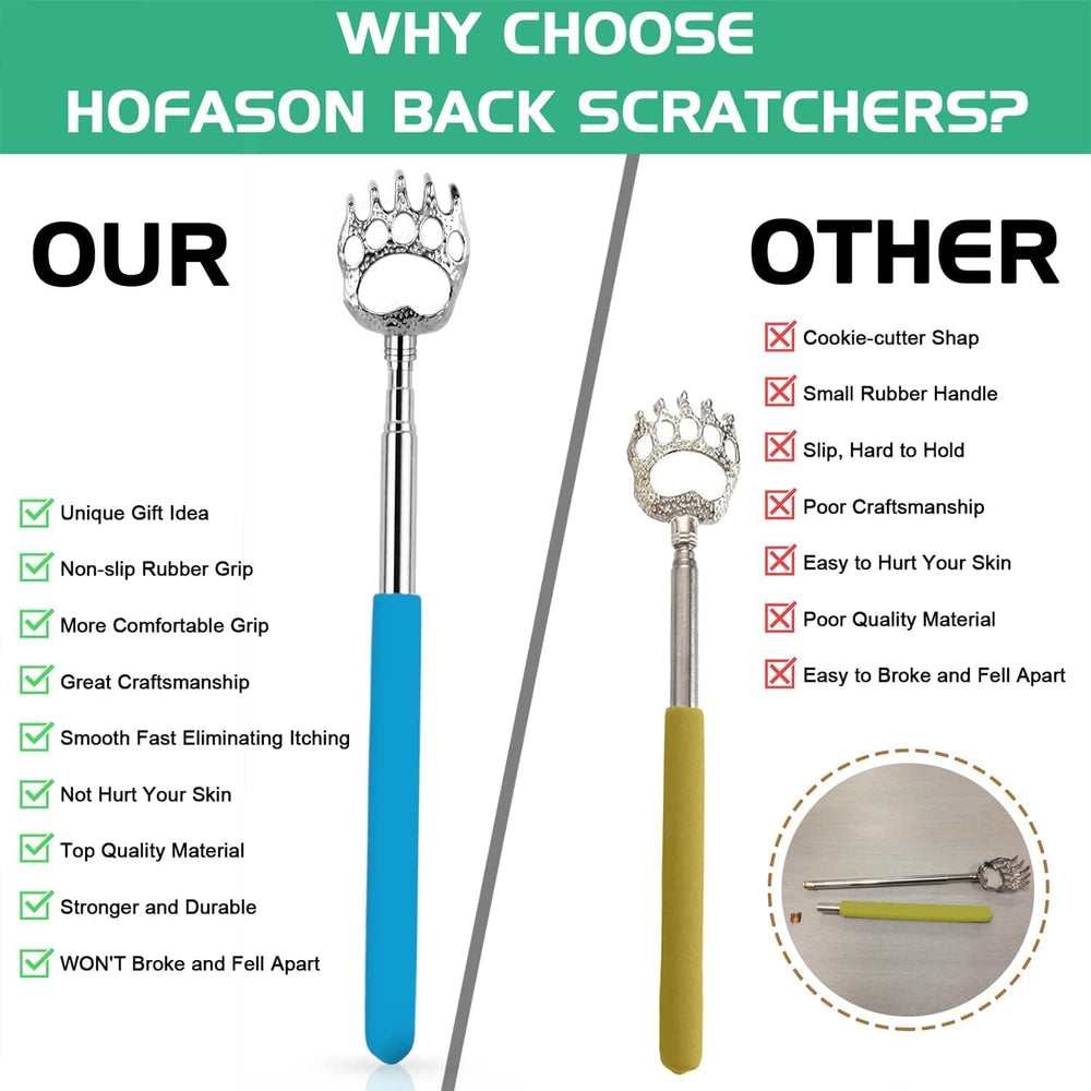 HOFASON durable metal back scratcher built for daily use