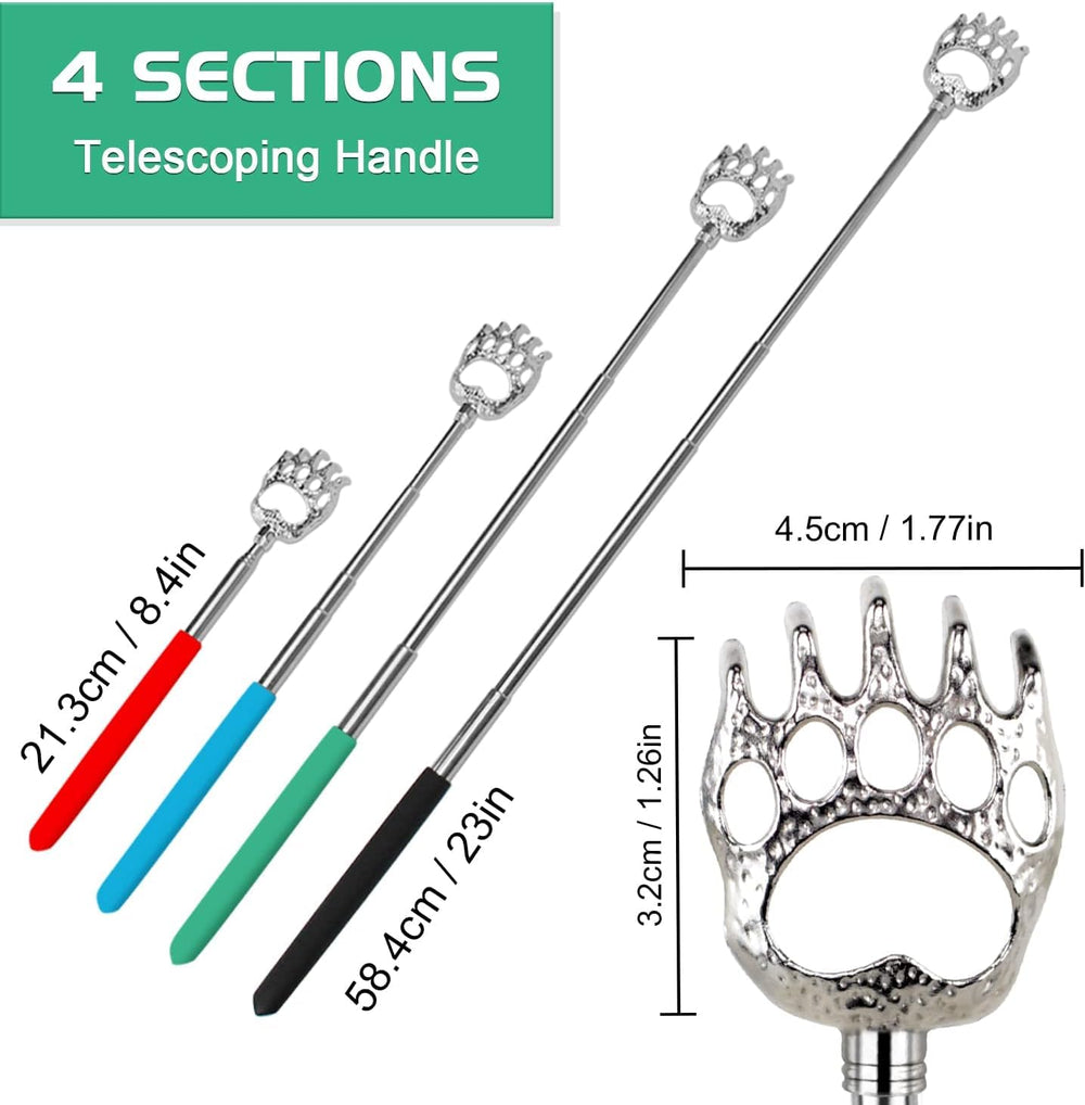 HOFASON back scratcher with rounded prongs for comfortable scratching.