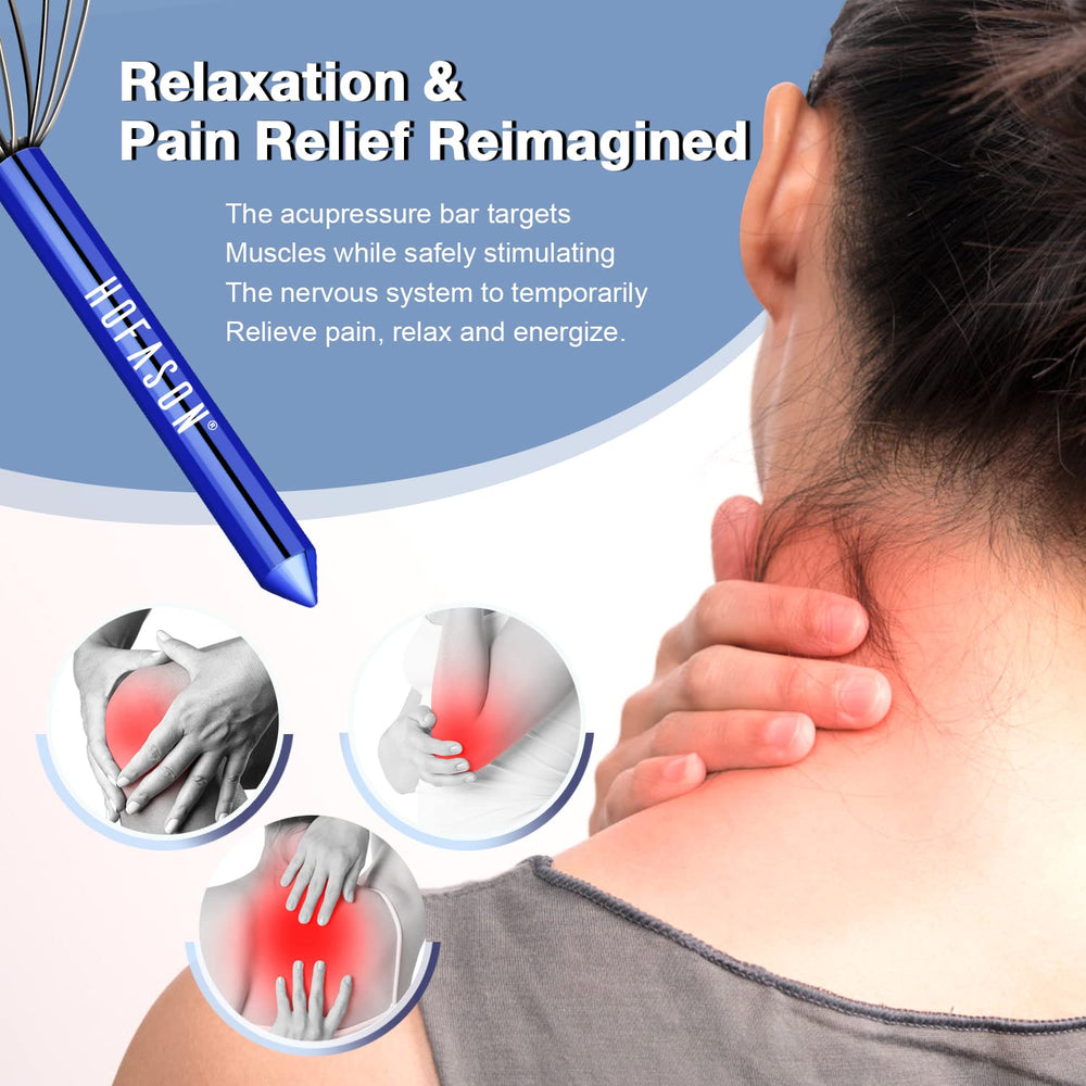 HOFASON head scratcher in Christmas colors red and green for festive use