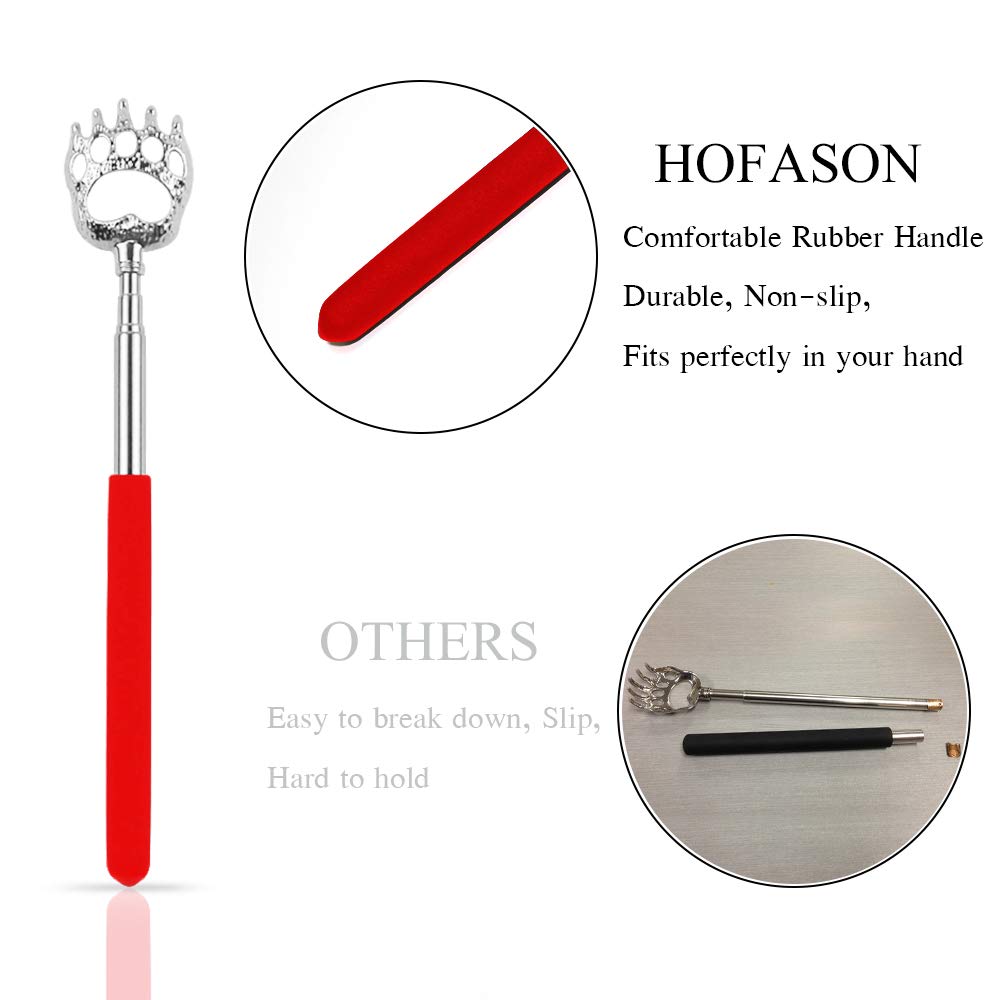 Rascador de espalda Hofason en casa, compacto y práctico.