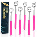 HOFASON 6-Pack Extendable Back Scratcher – Pink, Gift Box Included, Father’s Day Gift