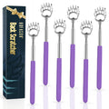HOFASON 6-Pack Back Scratcher – Extendable Purple Massager, Ideal Dad Gifts