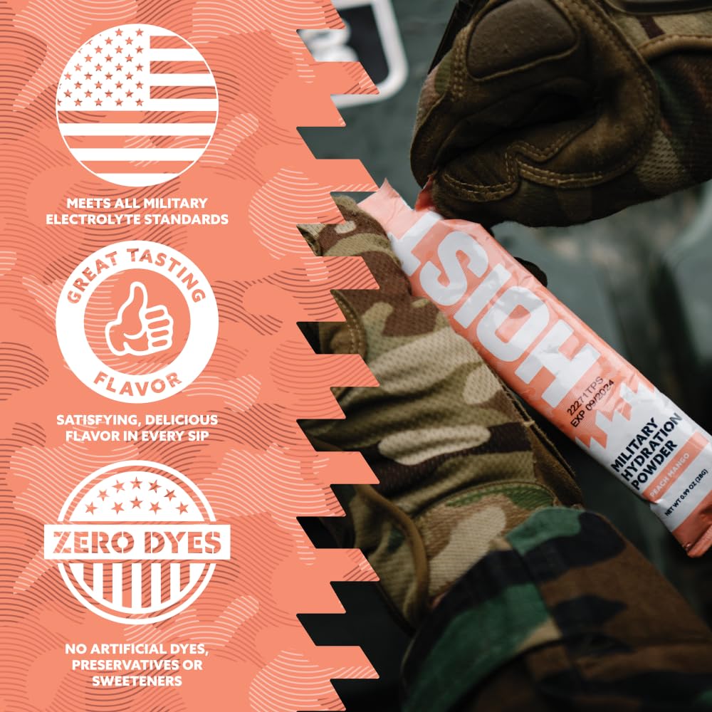 HOIST dye-free transition label on packaging for a cleaner look.