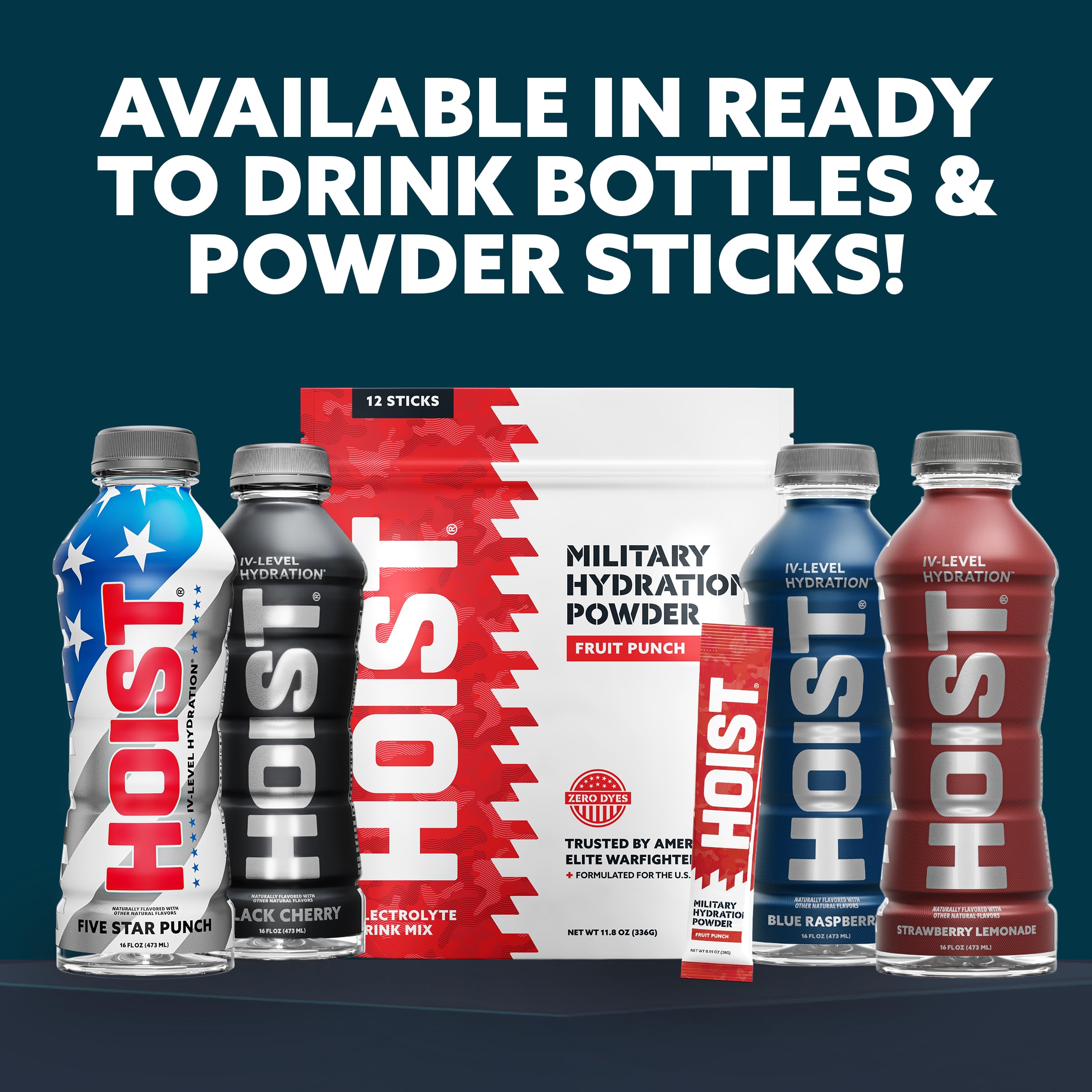 HOIST rapid rehydration grape mix supports endurance training and recovery.