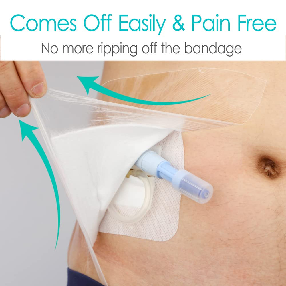 Hola Health dialysis port shower shield keeps skin clean and dry