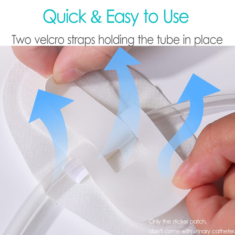 Hola Health G-tube adhesive patch secures tube without irritation.