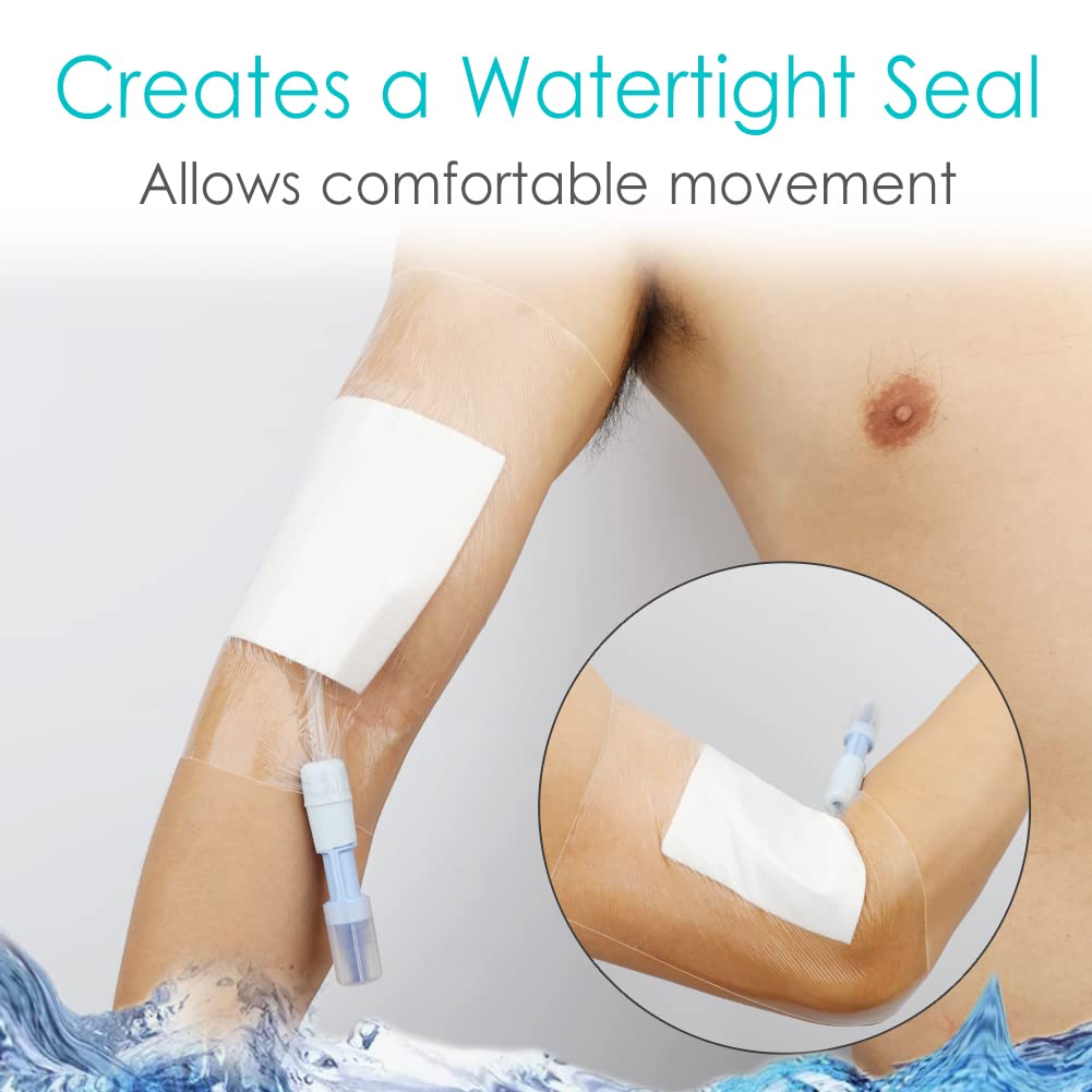 Hola Health G-tube shield guards the insertion site while you bathe