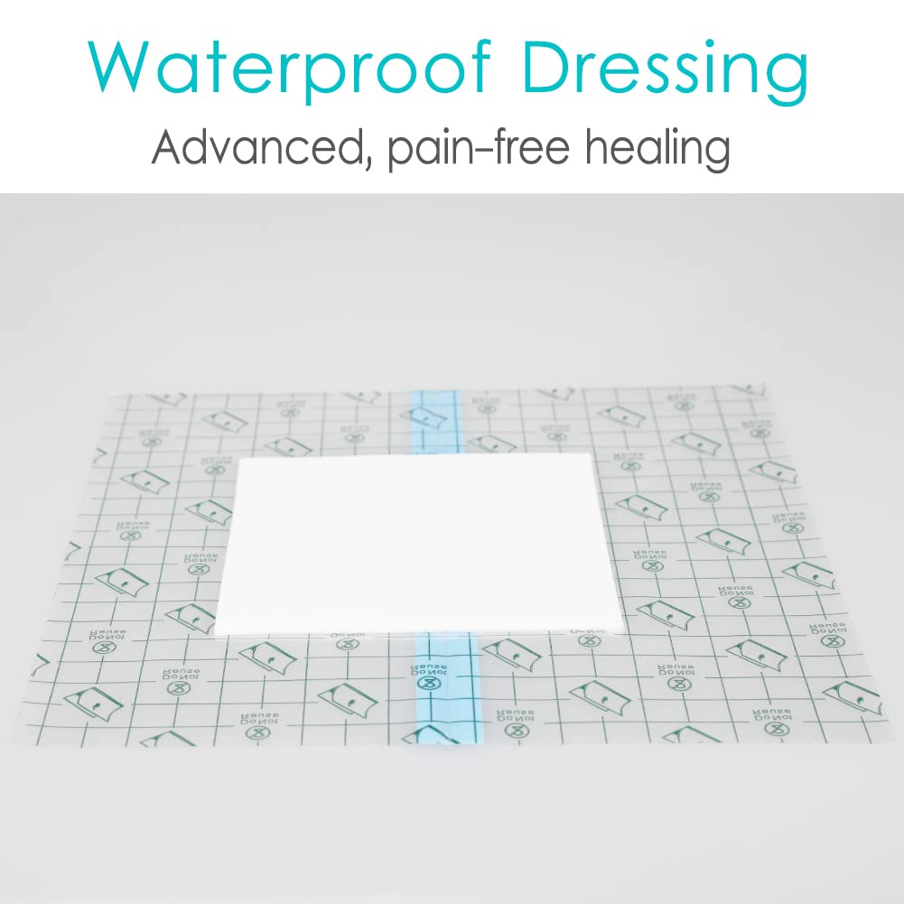 Hola Health wound-seal maintains dressing position and protects the wound during shower