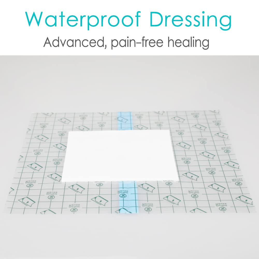 Hola Health wound-seal maintains dressing position and protects the wound during shower