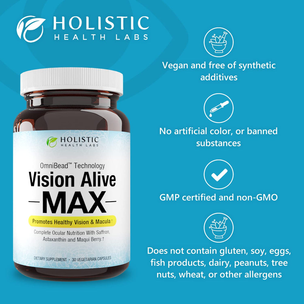 Saffron in Vision Alive Max adds natural antioxidant components