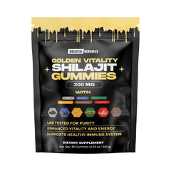 Holistic Hercules Himalayan Shilajit Gummies bottle promoting daily wellness naturally.