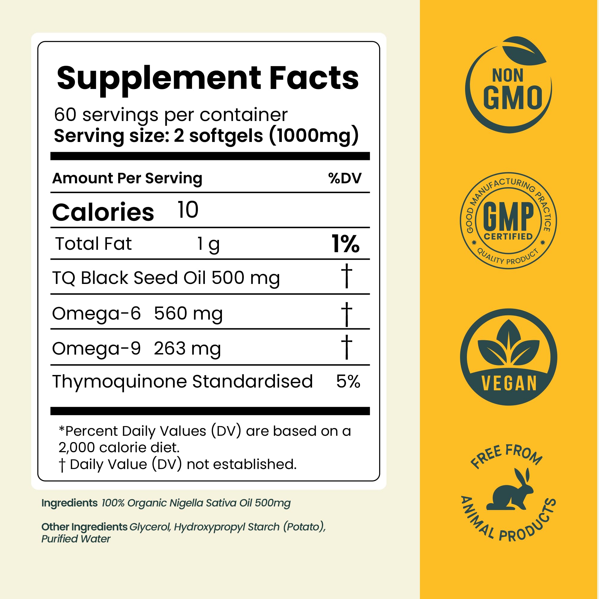 HOLISTQ omega fats for joint health and energy support.
