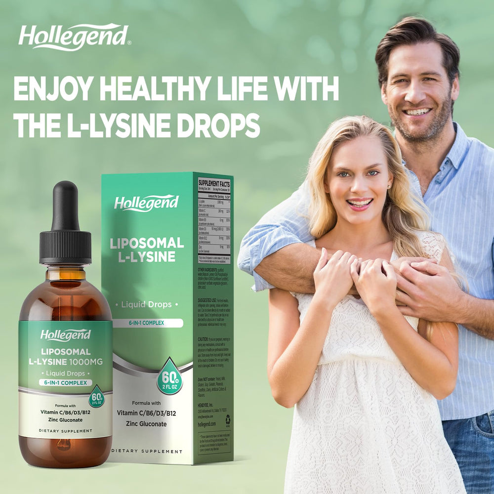 HOLLEGEND 2 fl oz bottle on kitchen counter ready for daily routine.