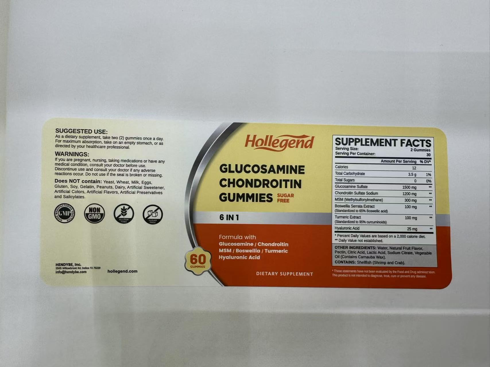 HOLLEGEND Glucosamine Chondroitin Gummies lifestyle-use for daily wellness on the go