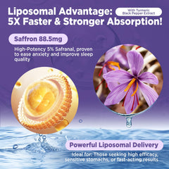 HOLLEGEND saffron dropper in action for easy daily dosing