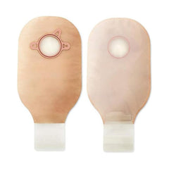 Hollister 18004 bottom-opening ostomy pouch in blue offers secure, easy emptying.