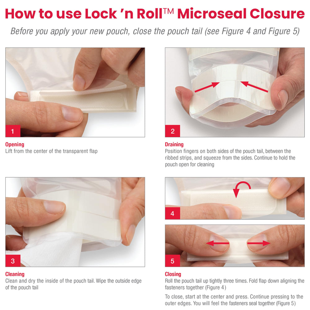 Hollister 5-pack ostomy pouches offer reliable supply.