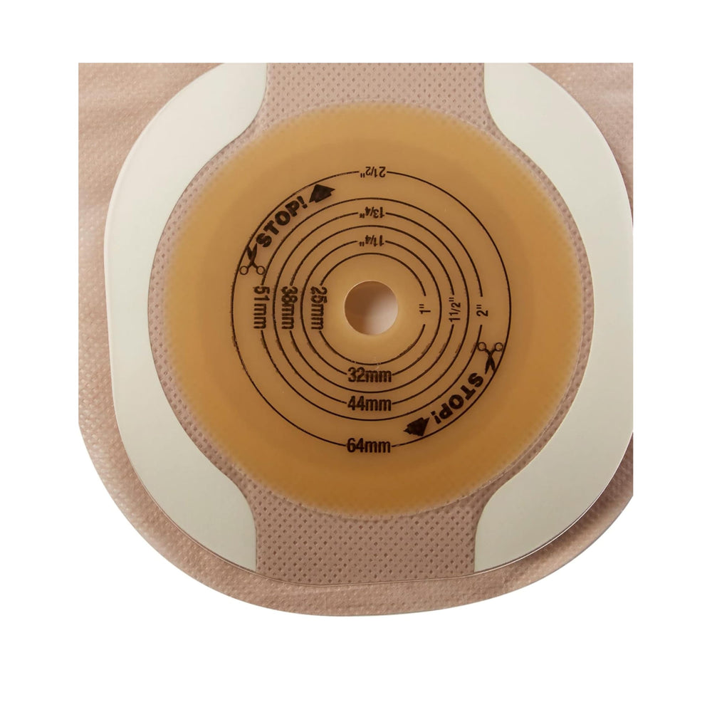 Hollister 8031 Premier FlexWear barrier highlighting flat skin adhesion for extended wear.