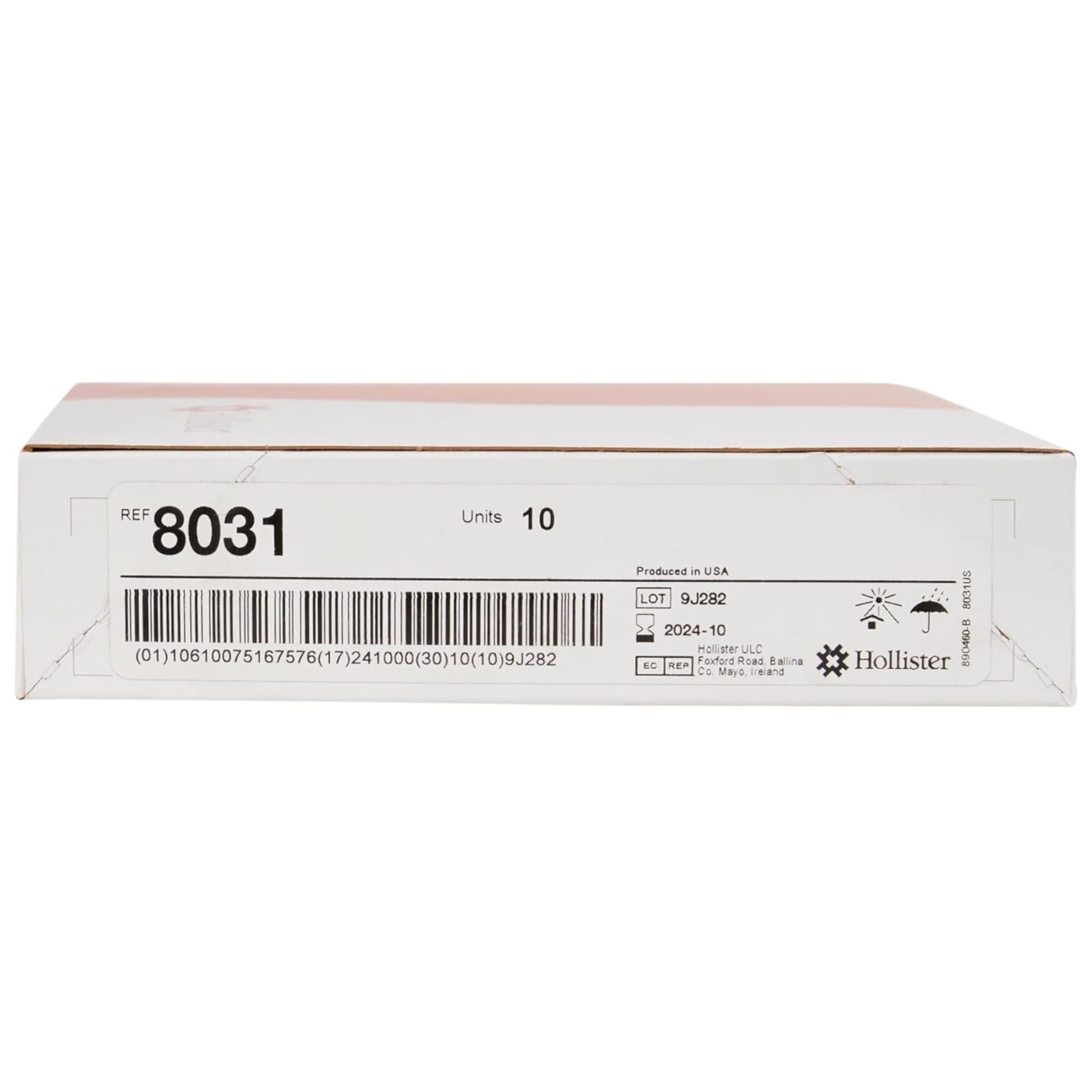 Hollister 8031 Premier Lock 'n Roll closure shown for reliable waste containment.