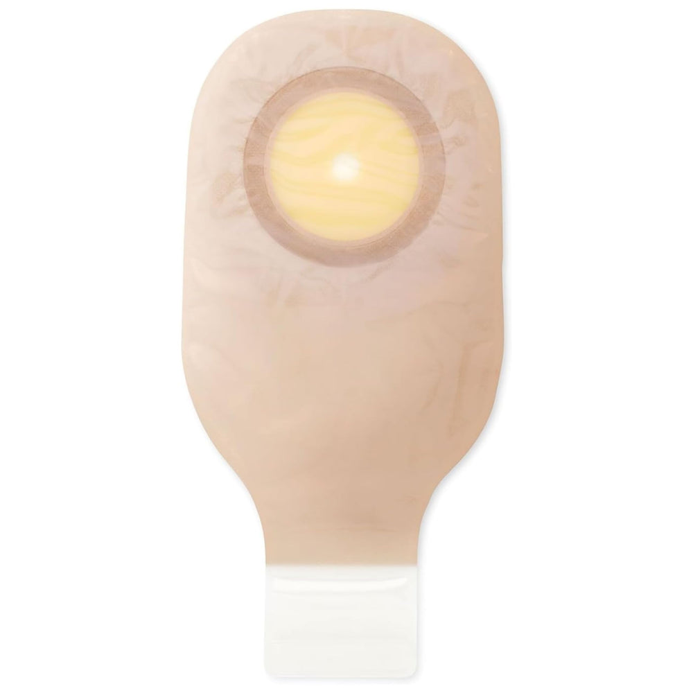 Hollister 8031 Premier pouch with bottom drain for easy emptying and secure closure.