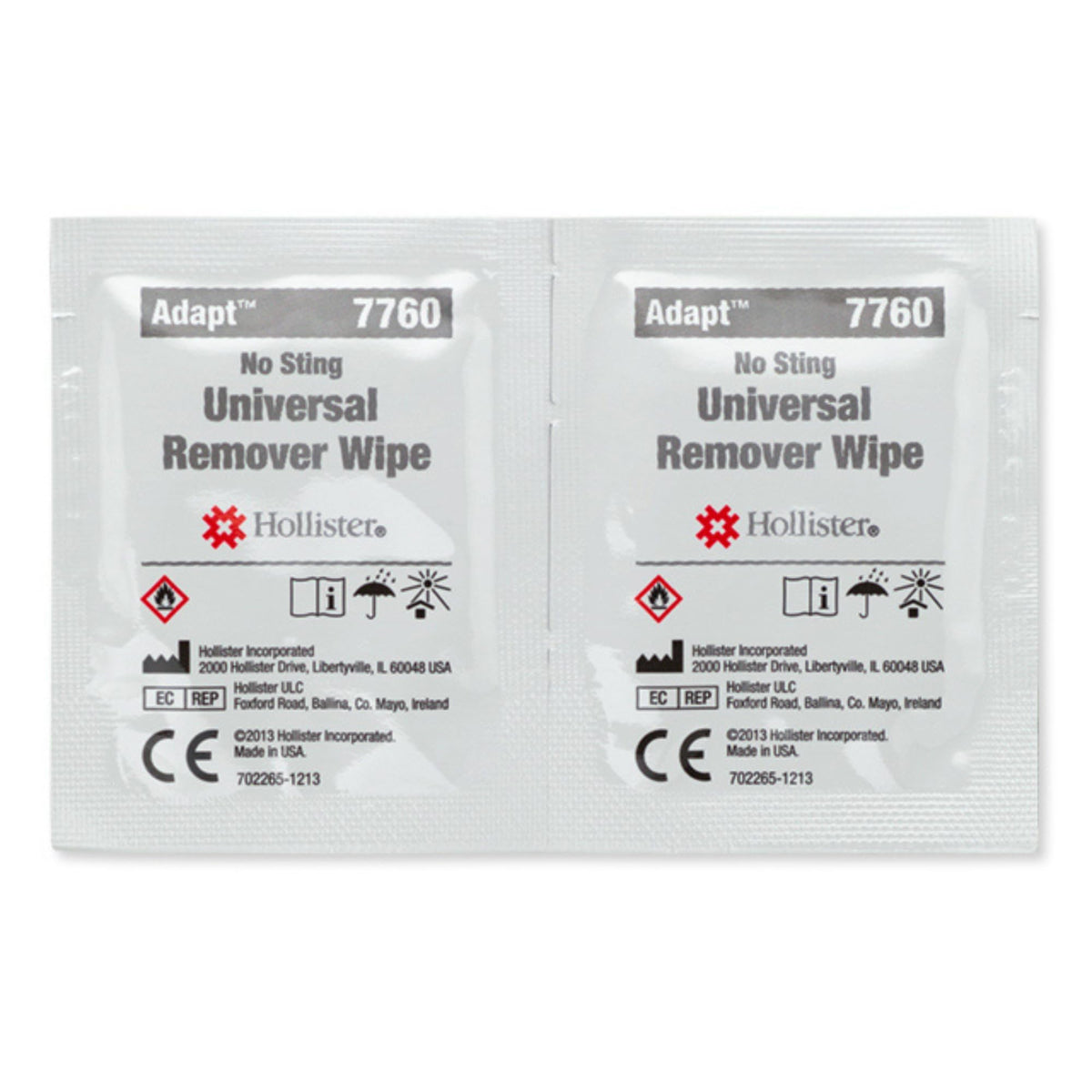 Hollister Adapt adhesive remover wipes box for gentle, sting-free barrier removal.