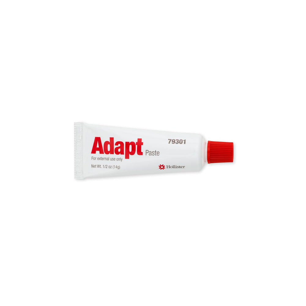 Hollister Adapt Skin Barrer Paste tube for ostomy care helps prevent leakage by sealing uneven contours.