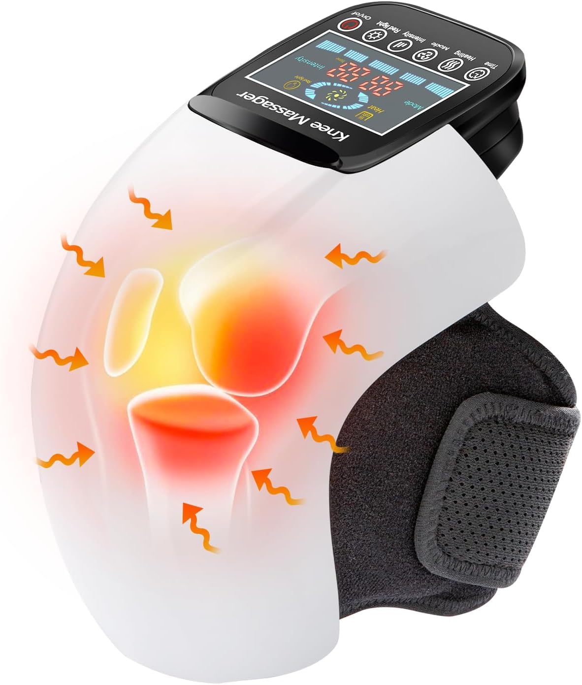 HOLLOII knee massager with LED screen for easy at-home control