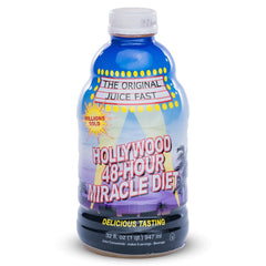 Hollywood Diet 48Hour Cleanse bottle pour for a quick, refreshing detox moment.