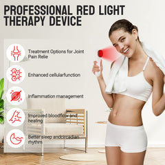 Holsn 650nm red light LEDs for surface therapy and warmth.