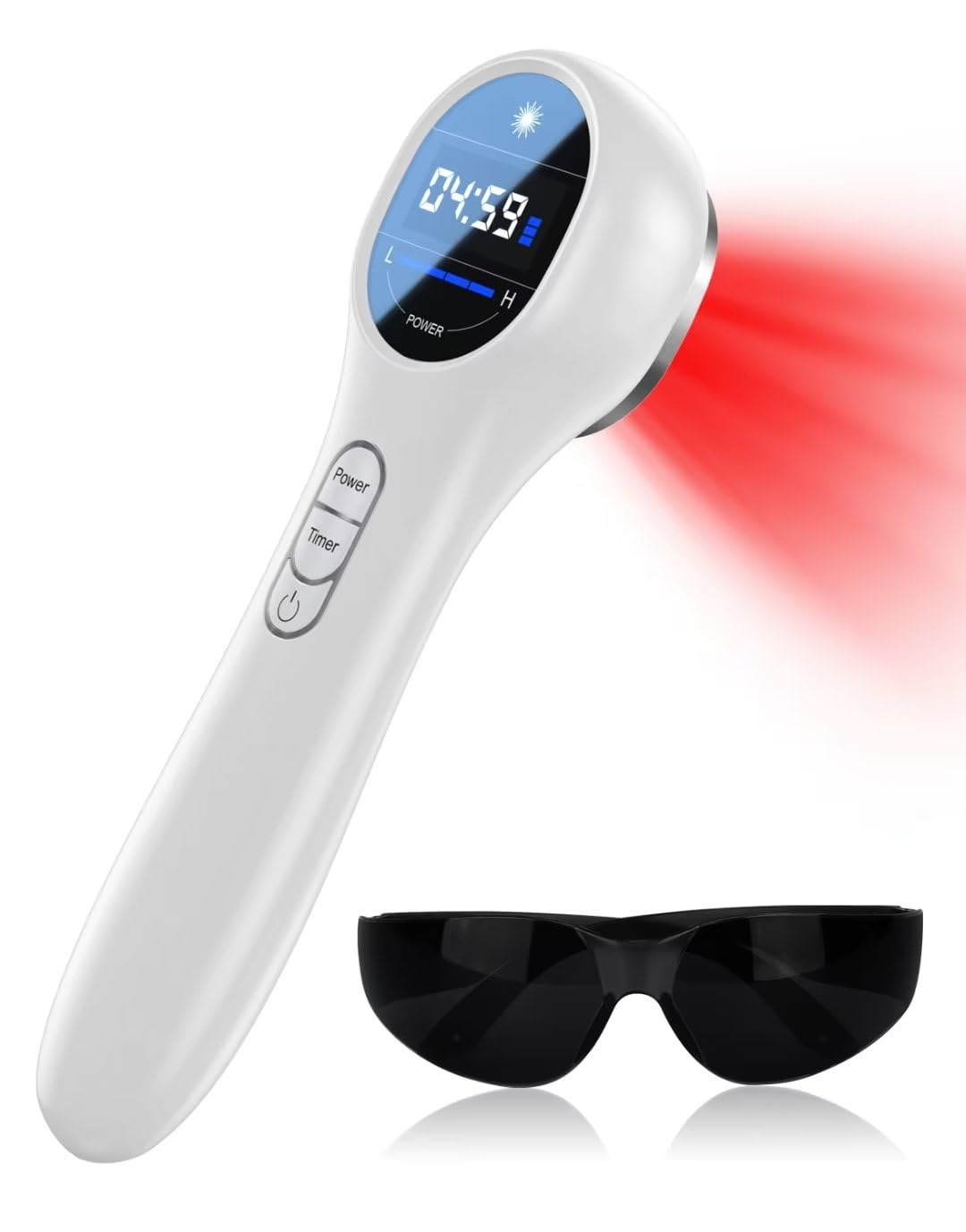 Holsn red light therapy device front view, ideal for simple at-home sessions.