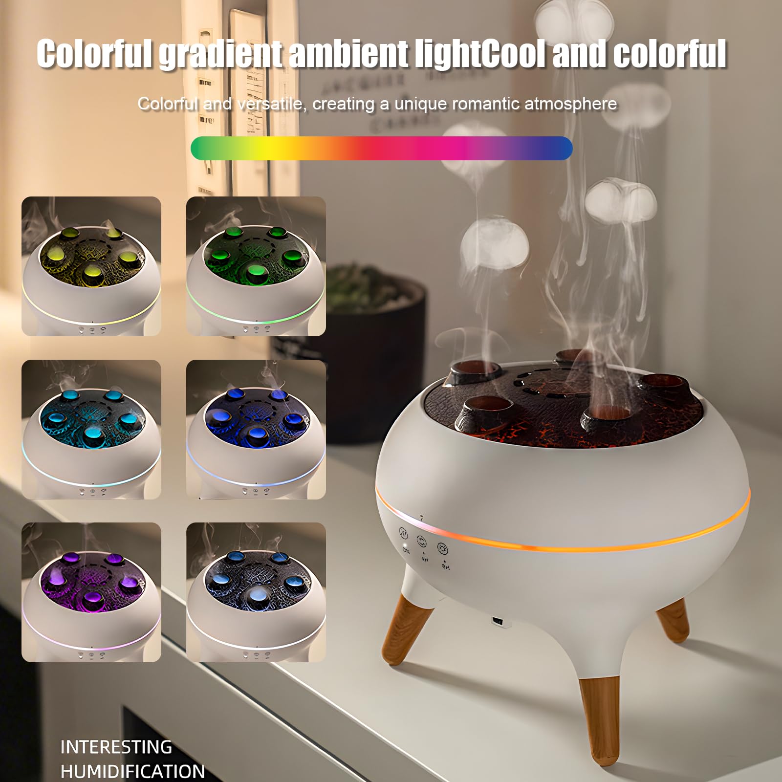Holwim diffuser 4/8H timer keeps scent routines on schedule