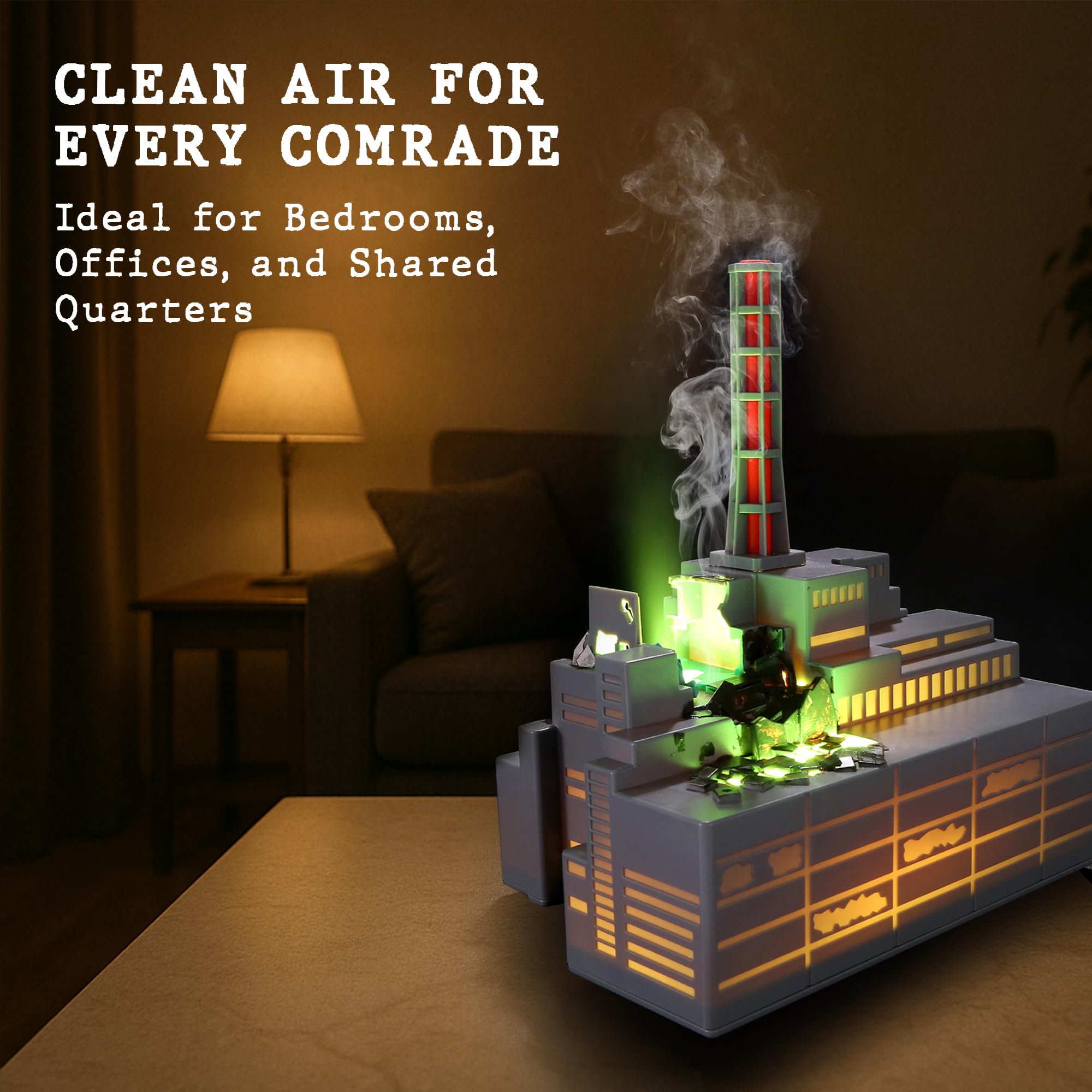 HŌM Chernobyl seven LED colors set mood and focus