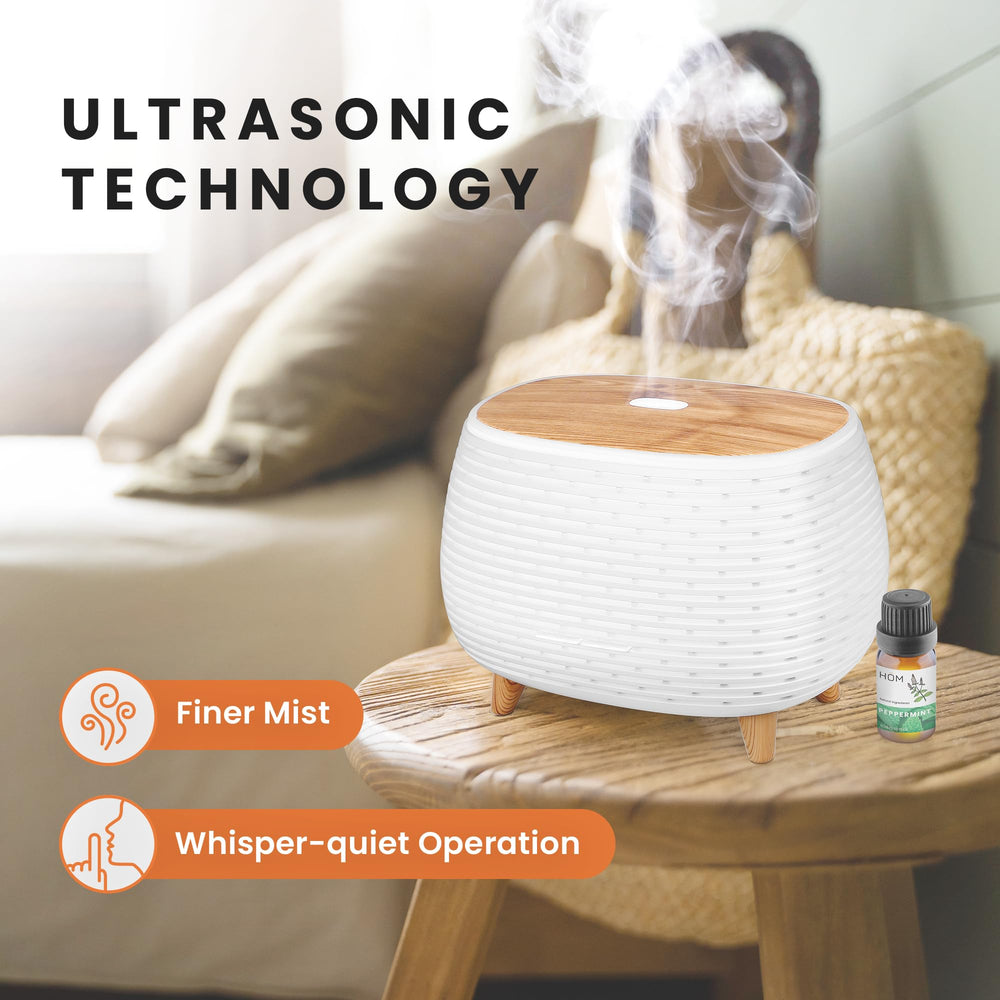 HŌM continuous mist up to 10 hours for steady room aroma.