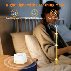 HOMEBEST 16 soothing sounds paired with amber light for sleep