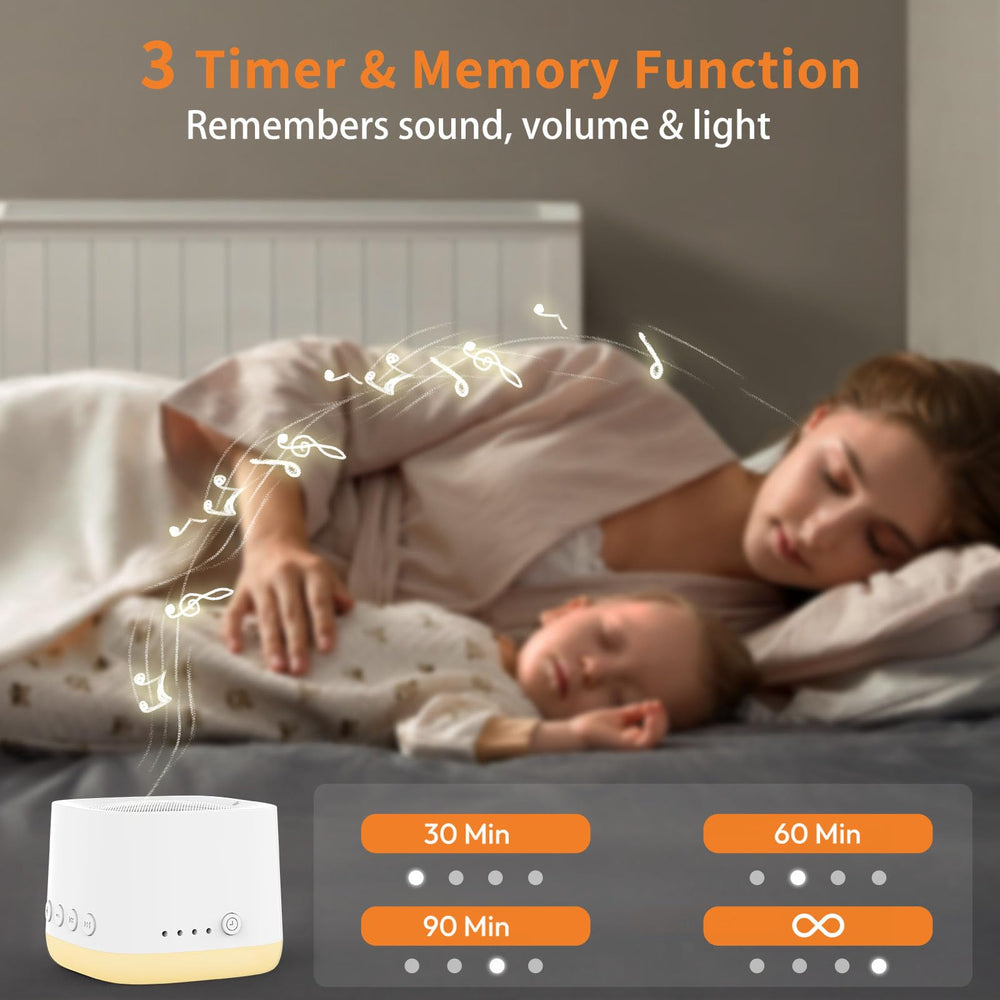 HOMEBEST pocket-size sound machine fits in a diaper bag