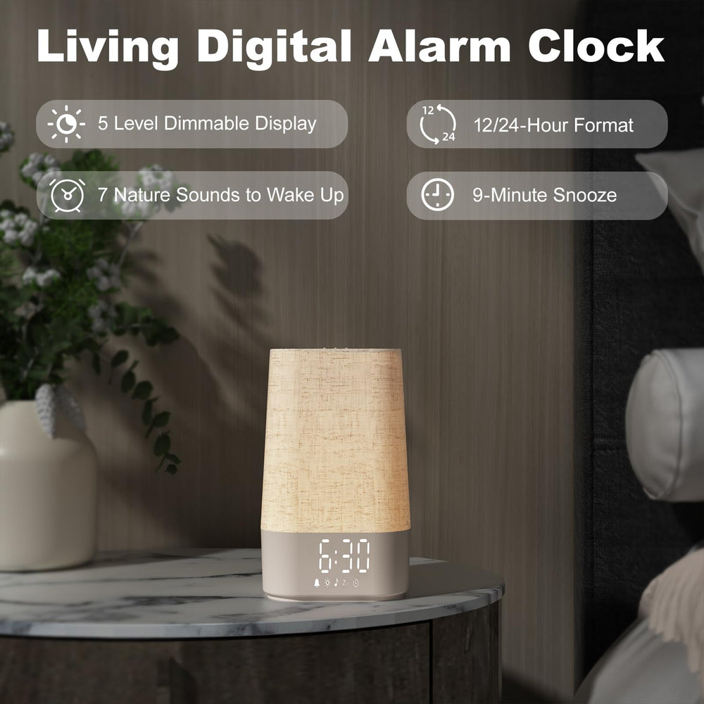 HOMEBEST Sleep Sound Machine offering 30 soothing sounds for relaxation and focus.