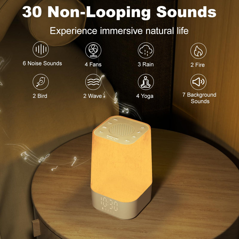 HOMEBEST Sunrise Alarm Clock wake-up light gradually brightens for a calm start to the day.