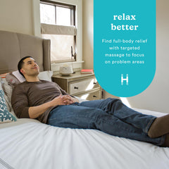 HoMedics 3D Shiatsu Pillow focuses on upper back relief with circular kneading nodes.
