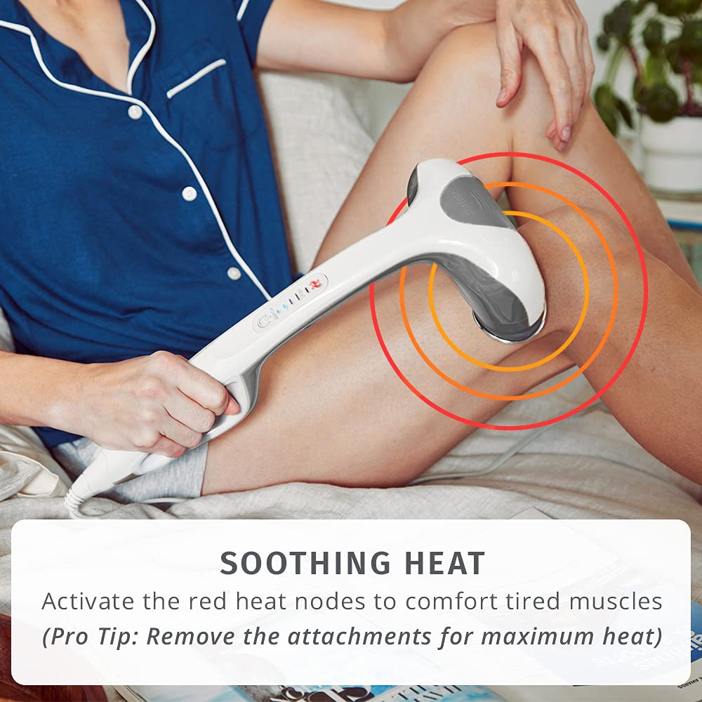HoMedics heat nodes exposed enable direct warmth during massage.