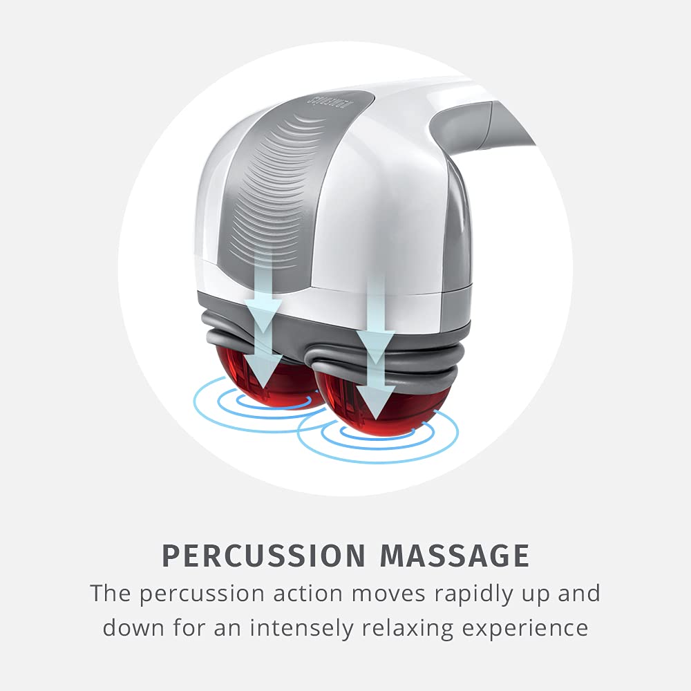 HoMedics massager is lightweight and portable for on-the-go relief.