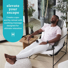 HoMedics Shiatsu Elite II heating feature on cushion in use