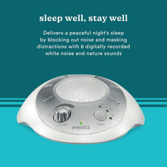 Homedics SoundSleep auto-off timer demonstrates flexible duration
