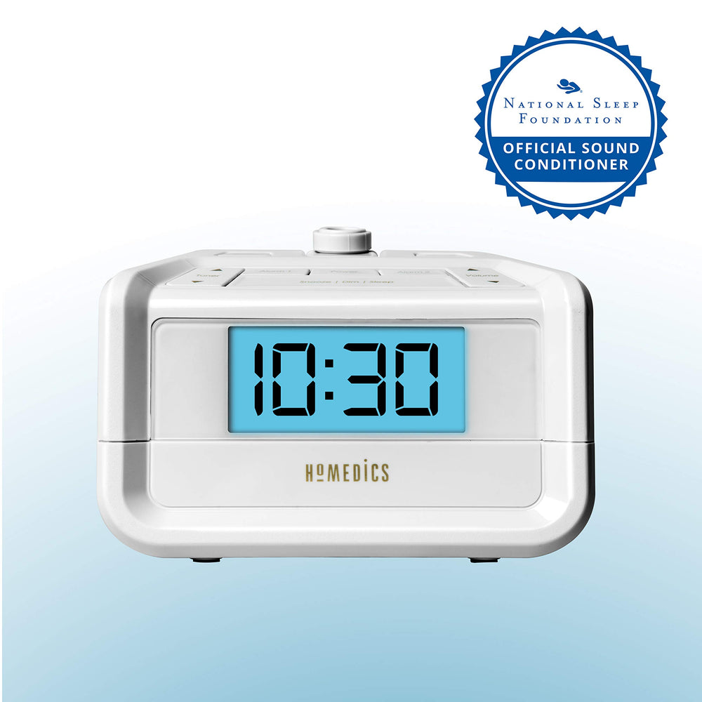 HoMedics SoundSpa thunder sound adds dramatic ambience for sleep or focus.