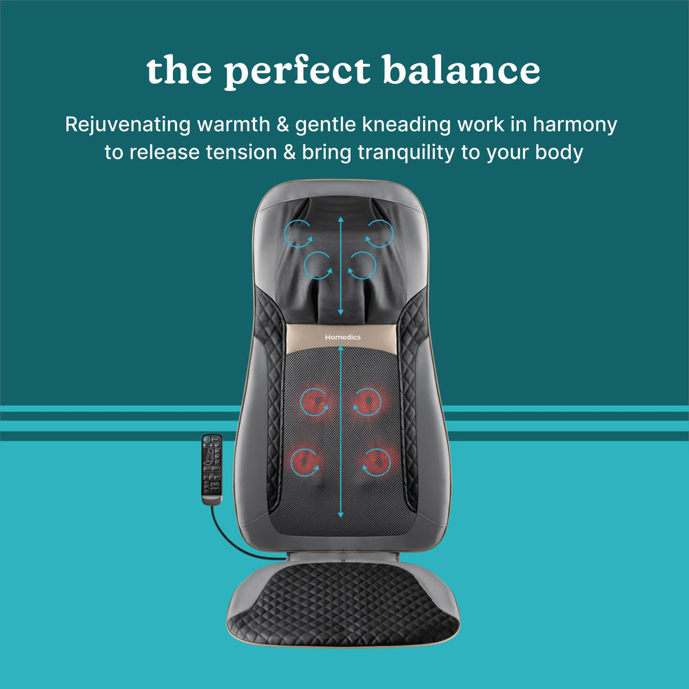 Spot massage mode targeting a specific area on the HoMedics cushion