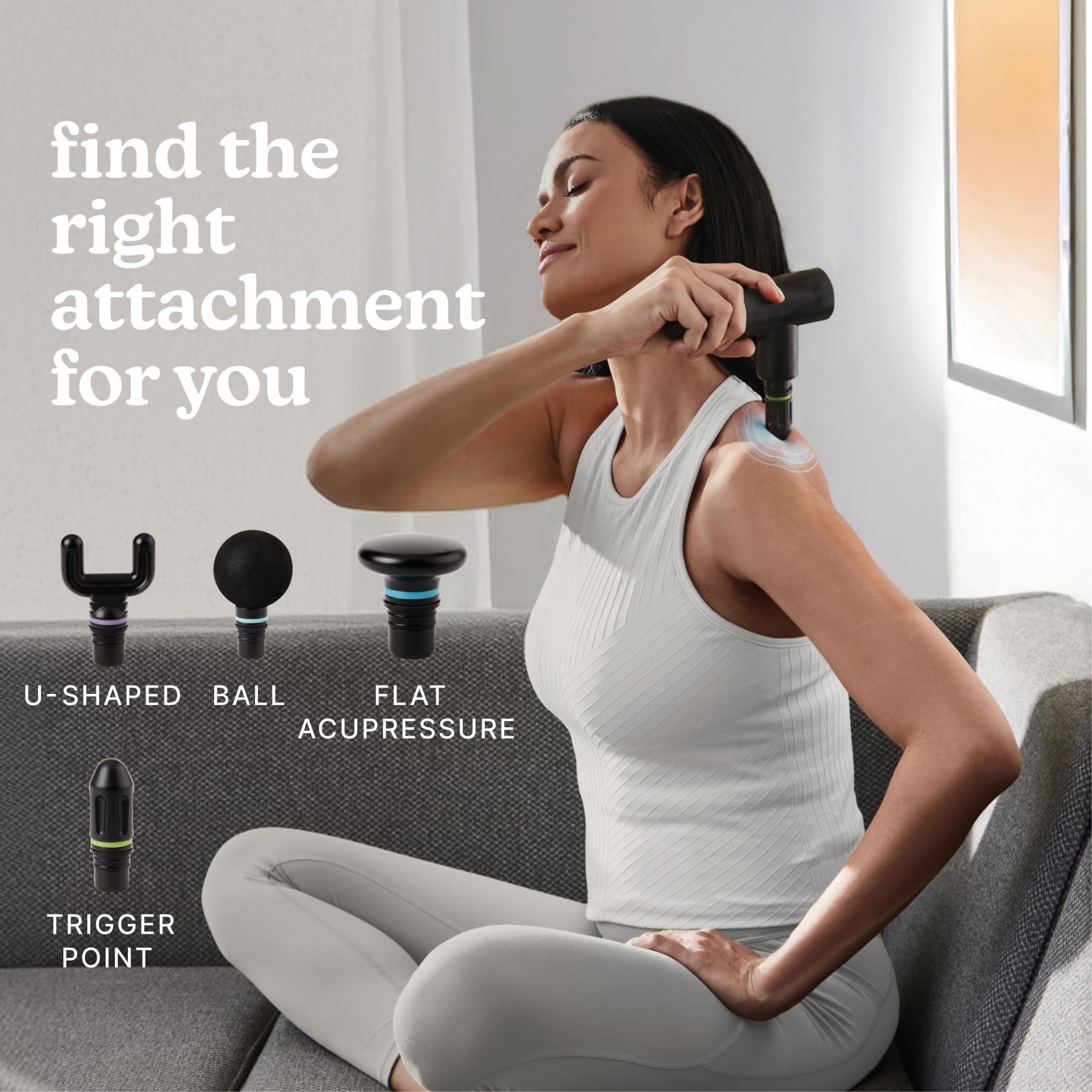 HoMedics massager in travel-ready size for on-the-go relief
