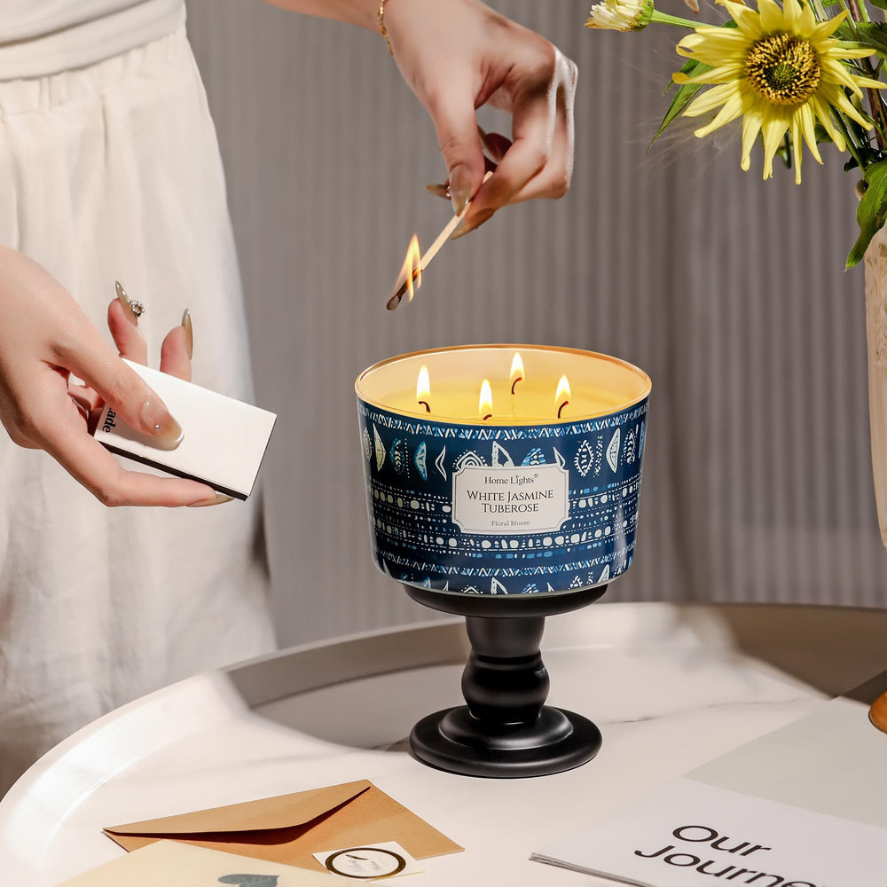Home Lights white-jasmine-tuberose creates calm without overpowering your space.