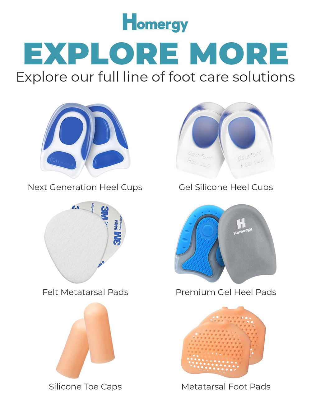 Homergy daily wear toe aligner promotes foot comfort
